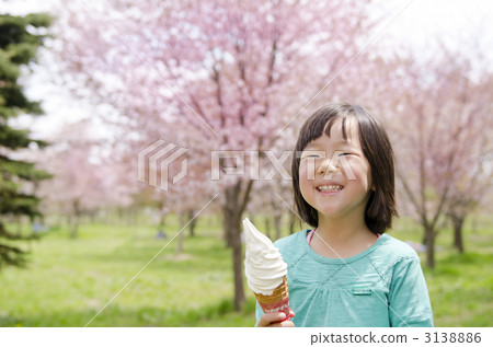 Cherry blossoms and girls Cherry blossoms and girls 3138886