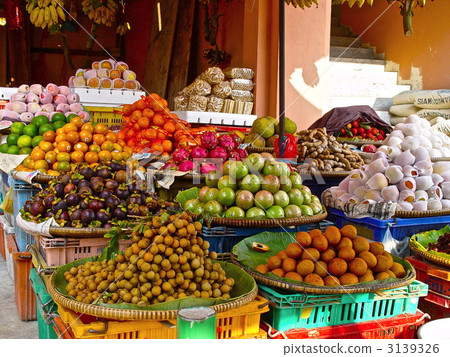 Southeast Asian fruit shop (Sihanoukville / Cambodia) 3139326