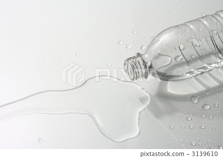 plastic bottle, water, spill 3139610