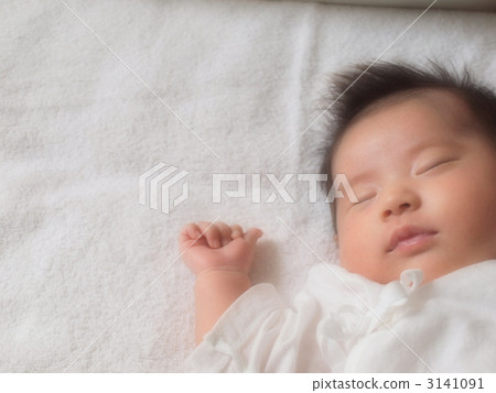 A sleeping baby A sleeping baby 3141091