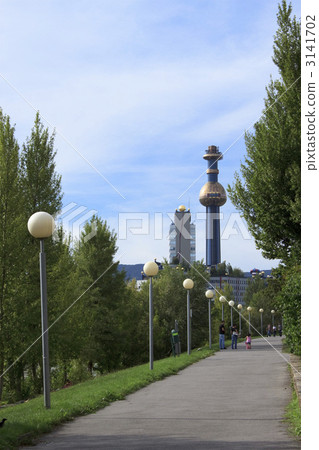 Garbage incineration area and district heating 3141702