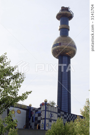 Garbage incineration area and district heating Garbage incineration area and district heating 3141704