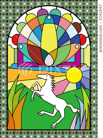 Stained glass ___ Stained glass ___ 3142897