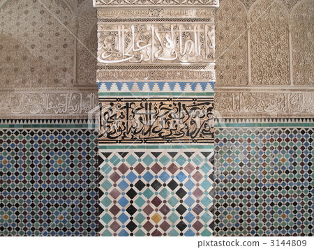 Fes:Attarine·Madrasa的牆壁 Fes:Attarine·Madrasa的牆壁 3144809