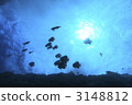海底的 海裡 尖翅燕魚 3148812