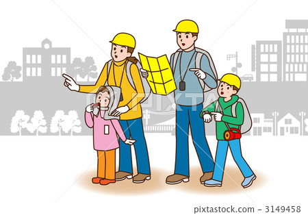 與家人一起確認疏散路線 與家人一起確認疏散路線 3149458