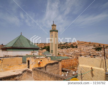 Fes: Minaret of Zawia, Moulay, Idris Temple 3150782
