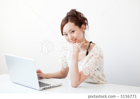 computer, female, females 3156771