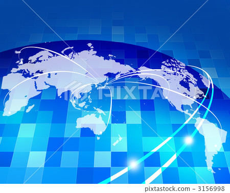 Business World Map Japan Map Business Background 3156998