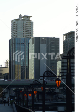 路燈 街燈 商業區 3159640
