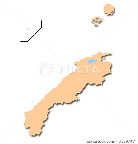 島根縣地圖 島根縣地圖 3159747