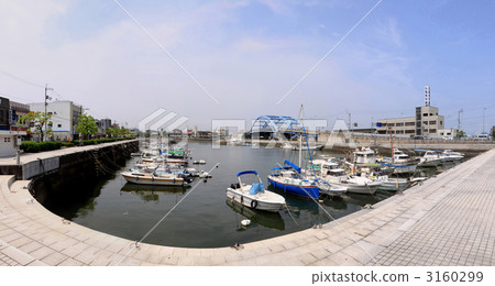The Marugame Port "Kinbori Fudo" arrived by the Kim Dula boat and the Kyogoku Ohashi, Daosu lantern 3160299