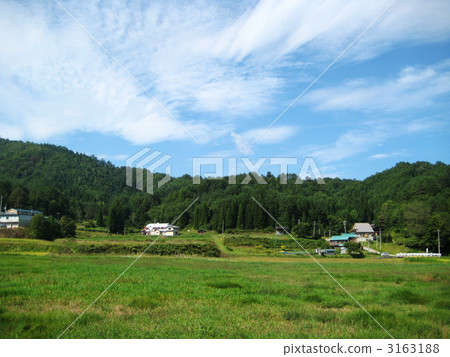 Scenery of Hida mountain village Scenery of Hida mountain village 3163188