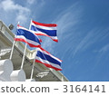 Blue Sky and the Thai Flag 3164141