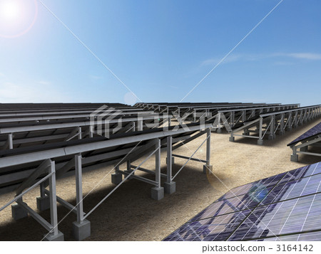 Mega solar polycrystalline panel Mega solar polycrystalline panel 3164142