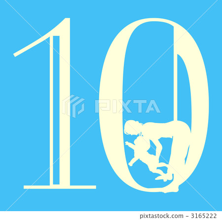 Numbers and yoga _10 _ light blue Numbers and yoga _10 _ light blue 3165222