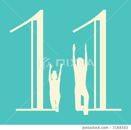 數字和瑜伽_ 11 _薄荷 3168583