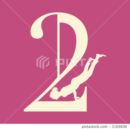 Numbers and Yoga _ 2 _ purple 3168606