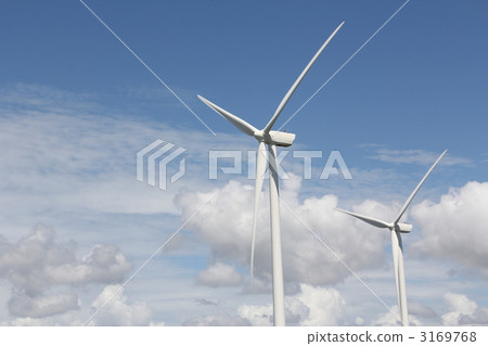 在夏天天空的風車 3169768