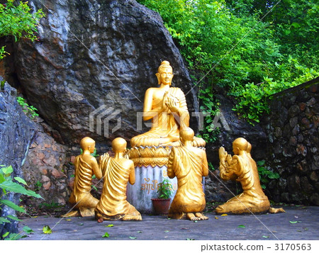 銅像 老撾 亞洲 3170563