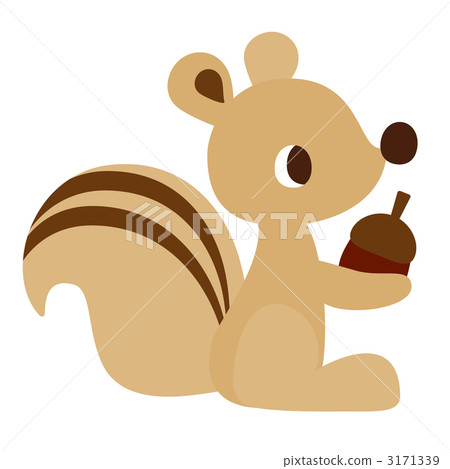 Squirrel and acorn 3171339