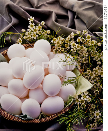 egg, eggs, dish in basket 3171414
