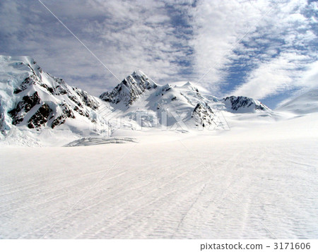 Glacier landing at Mount Cook · ski plain Glacier landing at Mount Cook · ski plain 3171606