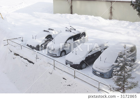 下雪的車 3172865
