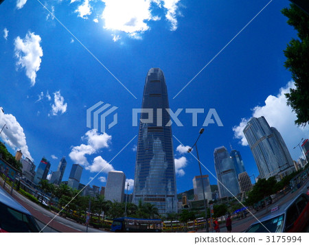 Skyscrapers in the middle of Hong Kong Skyscrapers in the middle of Hong Kong 3175994