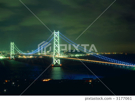 Akashi Bridge's Night View 3177061