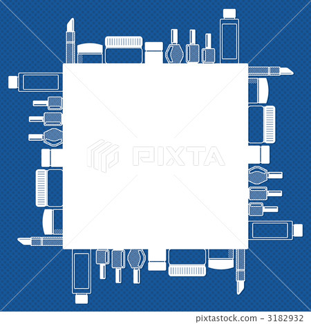 化妝品 化妝 文字框 3182932