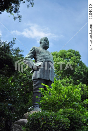 Takamori Saigo in military uniform appearing in Kagoshima city 3184010