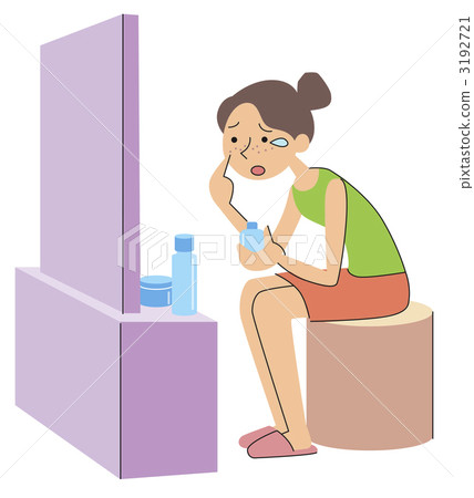 患有斑點/雀斑的女性 患有斑點/雀斑的女性 3192721