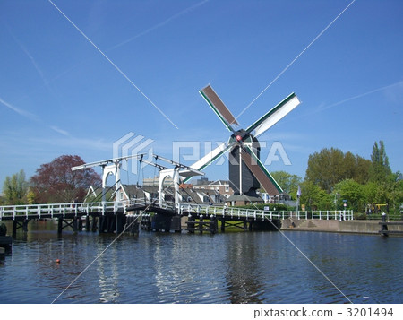 萊頓的風車和橋樑 3201494