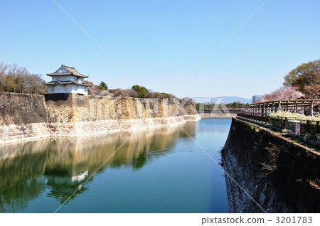 大阪城南護城河和Rokuban槳外 大阪城南護城河和Rokuban槳外 3201783