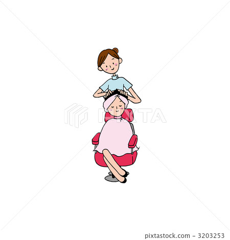 Head massage illustration 3203253