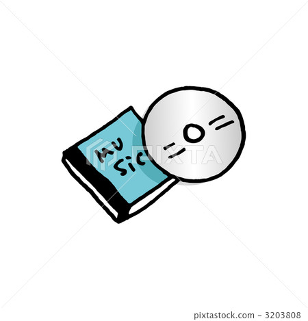 音樂圓盤的例證 3203808