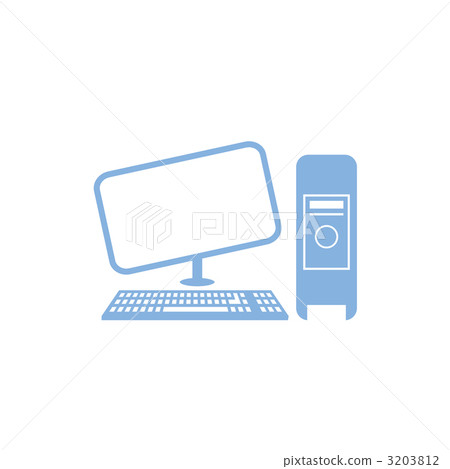 Desktop computer illustration Desktop computer illustration 3203812