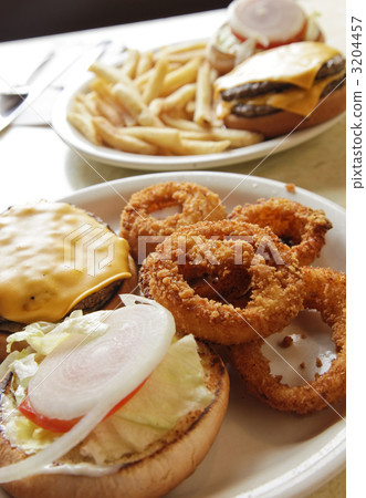 American hamburger lunch 3204457