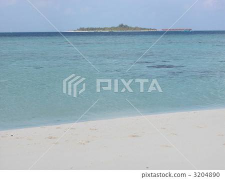 The sea of Maldives The sea of Maldives 3204890