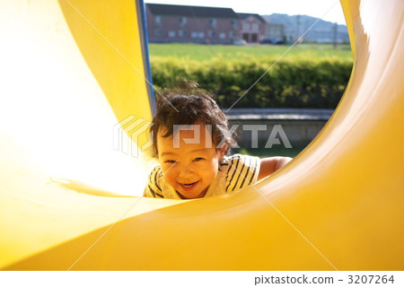 person, baby, playground slide 3207264
