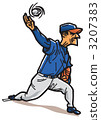 Baseball player Pitcher 3207383