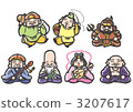 Seven Luck Gods _ collectively 3207617