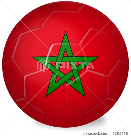 Soccer ball _ national flag _ Morocco Soccer ball _ national flag _ Morocco 3209750