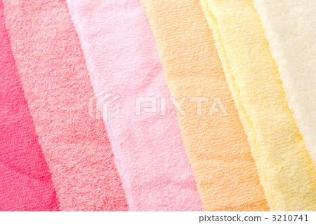 Colorfully arranged towels Colorfully arranged towels 3210741