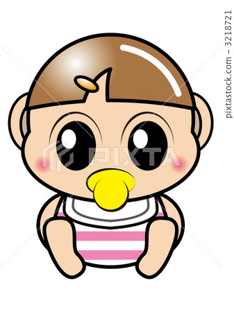 安撫奶嘴寶貝前（女孩） 3218721