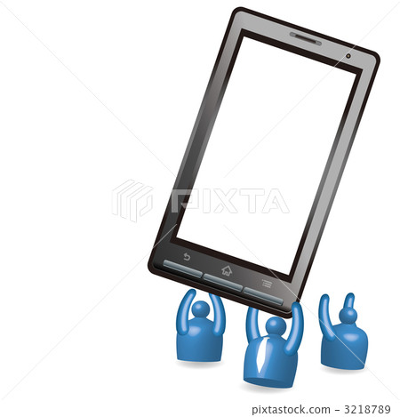 smart phone, telecommunications equipment, illustration 3218789