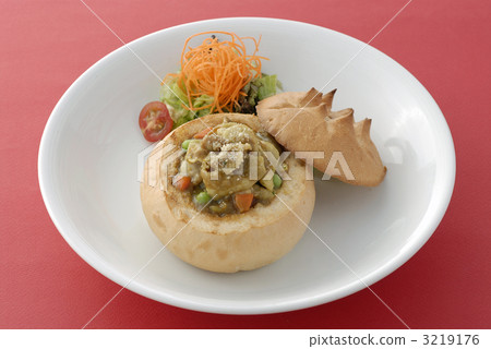 Beef curry bread packing Beef curry bread packing 3219176