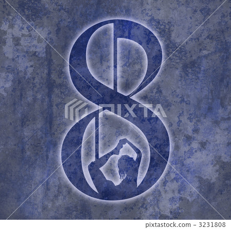 Numbers and Yoga _ 8 _ Dark Blue 3231808