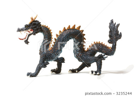 Dragon dragon Chinese dragon real dragon side by side lateral sign 3235244